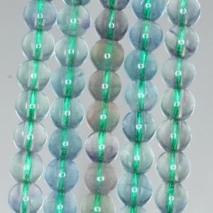 Shop Fluorite Round Beads! 5mm Green Fluorite Gemstone Grade A Round Loose Beads 15.5 inch Full Strand (90187792-684) | Natural genuine round Fluorite beads for beading and jewelry making.  #jewelry #beads #beadedjewelry #diyjewelry #jewelrymaking #beadstore #beading #affiliate #ad