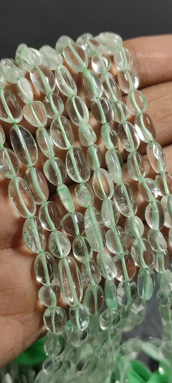 Peruvian Green Opal Smooth Nugget Shape Gemstone Beads,peruvian Opal Pebble Nugget Beads,green Opal Plain Tumble Beads For Handmade Jewelry