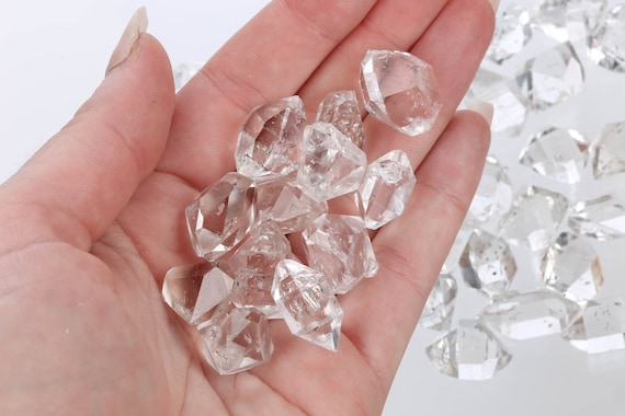 Raw "herkimer Diamond" Quartz, Bulk Raw Quartz Pieces, Pakistani Rough Crystal Points, Herkimer Crystals, Rough Quartz Crystals