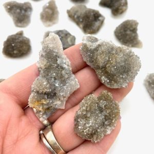 Shop Herkimer Diamond Stones & Crystals! Herkimer Druzy, Herkimer Diamond Cluster, Herkimer Diamond Druze, T-161 | Natural genuine stones & crystals in various shapes & sizes. Buy raw cut, tumbled, or polished gemstones for making jewelry or crystal healing energy vibration raising reiki stones. #crystals #gemstones #crystalhealing #crystalsandgemstones #energyhealing #affiliate #ad