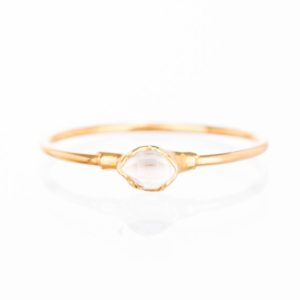 Shop Herkimer Diamond Rings! Dainty Herkimer Diamond Ring for Women • Gold Filled • Real Clear Crystal Points • Minimalist Summer Jewelry • Perfect Engagement Ring | Natural genuine Herkimer Diamond rings, simple unique alternative gemstone engagement rings. #rings #jewelry #bridal #wedding #jewelryaccessories #engagementrings #weddingideas #affiliate #ad