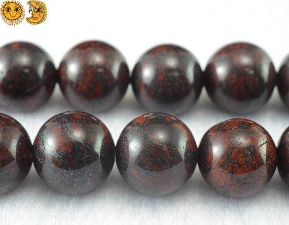 Red Brecciated Jasper Smooth Round Beads,4mm 6mm 8mm 10mm 12mm For Choice,15" Full Strand