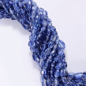 Kyanite Plain Oval ,Natural Kyanite smooth oval beads blue gemstone beads for jewelry making,AAA quality Blue kyanite oval. | Natural genuine other-shape Gemstone beads for beading and jewelry making.  #jewelry #beads #beadedjewelry #diyjewelry #jewelrymaking #beadstore #beading #affiliate #ad