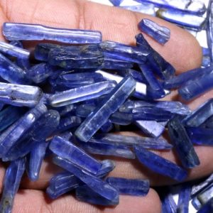 Shop Raw & Rough Kyanite Stones! Kyanite Rough Lot Gemstone Top Blue Color Kyanite 4×14 to 5×24 MM Size Kyanite Rock,CRYSTAL,RAW | Natural genuine stones & crystals in various shapes & sizes. Buy raw cut, tumbled, or polished gemstones for making jewelry or crystal healing energy vibration raising reiki stones. #crystals #gemstones #crystalhealing #crystalsandgemstones #energyhealing #affiliate #ad