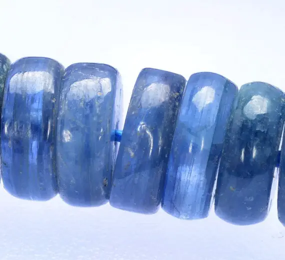 6x2-7x3mm  Kyanite Gemstone Rondelle Heishi Loose Beads 4" (80009928 H-a190)