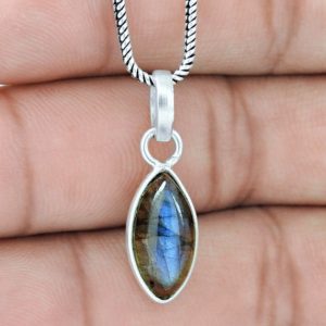 Shop Labradorite Pendants! Beautiful 925 Sterling Silver FLASHY LABRADORITE Pendant, Gemstone Pendant, Gift Pendant, Handmade Pendant, Pendant Necklace, Stone Jewelry, | Natural genuine Labradorite pendants. Buy crystal jewelry, handmade handcrafted artisan jewelry for women.  Unique handmade gift ideas. #jewelry #beadedpendants #beadedjewelry #gift #shopping #handmadejewelry #fashion #style #product #pendants #affiliate #ad