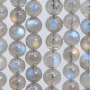 Shop Labradorite Round Beads! Genuine Natural Labradorite Gemstone Beads 7MM Gray Round AAA Quality Loose Beads (111214) | Natural genuine round Labradorite beads for beading and jewelry making.  #jewelry #beads #beadedjewelry #diyjewelry #jewelrymaking #beadstore #beading #affiliate #ad