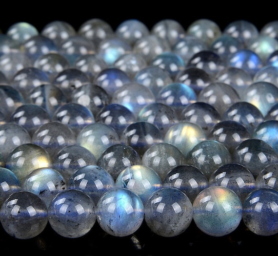 Labradorite Gemstone Grade Aaa Round 4mm 5mm 6mm 7mm 8mm 9mm 10mm Beads (d61)