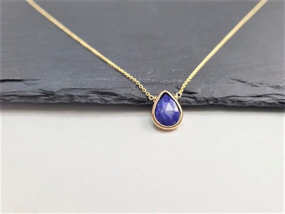 Lapis Lazuli Necklace, December Birthstone / Handmade Jewelry / Gemstone Necklace, Delicate Layering Necklace, Necklaces For Women, Dainty