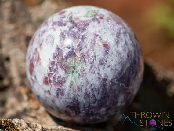 Lepidolite, Tourmaline Sphere - Crystal Ball, Crystal Sphere, Housewarming Gift, Home Decor, 39813