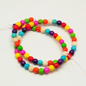 Magnesite Beads Gemstone Mixed Colors Round 6MM | Natural genuine round Magnesite beads for beading and jewelry making.  #jewelry #beads #beadedjewelry #diyjewelry #jewelrymaking #beadstore #beading #affiliate #ad