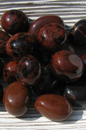 mahogany obsidian tumbled