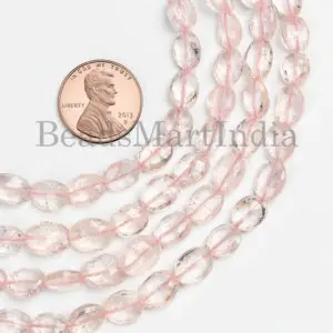 Shop Morganite Faceted Beads! 5×6-7×9 mm Morganite Beads,Morganite Faceted Beads, Morganite Oval Shape Beads, Morganite Gemstone Beads, Morganite Faceted Oval Shape Beads | Natural genuine faceted Morganite beads for beading and jewelry making.  #jewelry #beads #beadedjewelry #diyjewelry #jewelrymaking #beadstore #beading #affiliate #ad