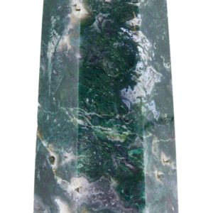 Shop Moss Agate Points & Wands! Large Moss Agate Point – Standing Moss Agate Stone Tower – Moss Agate Crystal Point – Green Stone Point – Polished Agate Crystal Tower #20 | Natural genuine stones & crystals in various shapes & sizes. Buy raw cut, tumbled, or polished gemstones for making jewelry or crystal healing energy vibration raising reiki stones. #crystals #gemstones #crystalhealing #crystalsandgemstones #energyhealing #affiliate #ad