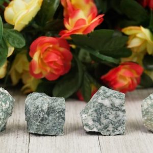 Shop Moss Agate Stones & Crystals! Small Raw Moss Agate Rough Crystal | Natural genuine stones & crystals in various shapes & sizes. Buy raw cut, tumbled, or polished gemstones for making jewelry or crystal healing energy vibration raising reiki stones. #crystals #gemstones #crystalhealing #crystalsandgemstones #energyhealing #affiliate #ad
