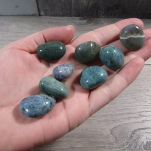 Shop Moss Agate Stones & Crystals! Moss Agate Small / Medium Tumbled Stones T237 | Natural genuine stones & crystals in various shapes & sizes. Buy raw cut, tumbled, or polished gemstones for making jewelry or crystal healing energy vibration raising reiki stones. #crystals #gemstones #crystalhealing #crystalsandgemstones #energyhealing #affiliate #ad