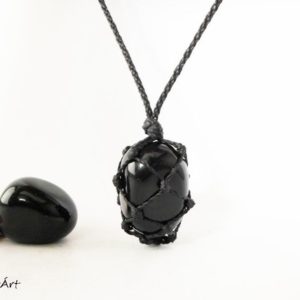 Shop Obsidian Jewelry! Obsidian pendant, obsidian jewelry, mens necklace, black obsidian pendant, healing stone, volcanic rock, cleansing stone, lava, womb healing | Natural genuine Obsidian jewelry. Buy handcrafted artisan men's jewelry, gifts for men.  Unique handmade mens fashion accessories. #jewelry #beadedjewelry #beadedjewelry #shopping #gift #handmadejewelry #jewelry #affiliate #ad
