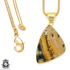 Shop Ocean Jasper Pendants! Ocean Jasper Pendant Necklaces & FREE 3MM Italian 925 Sterling Silver Chain GPH1301 | Natural genuine Ocean Jasper pendants. Buy crystal jewelry, handmade handcrafted artisan jewelry for women.  Unique handmade gift ideas. #jewelry #beadedpendants #beadedjewelry #gift #shopping #handmadejewelry #fashion #style #product #pendants #affiliate #ad