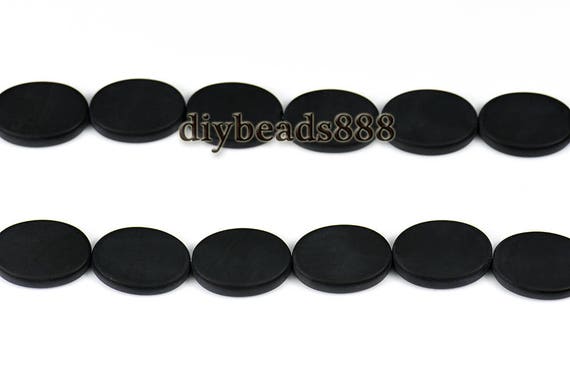 Black Onyx,15 Inch Full Strand Natural Black Onyx Matte Flat Oval Beads,frosted Beads 10x14mm 12x16mm 13x18mm 15x20mm For Choice