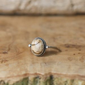 Shop Picture Jasper Jewelry! Picture Jasper Delica Ring – Picture Jasper Ring – .925 Sterling Silver – Silversmith – OOAK | Natural genuine Picture Jasper jewelry. Buy crystal jewelry, handmade handcrafted artisan jewelry for women.  Unique handmade gift ideas. #jewelry #beadedjewelry #beadedjewelry #gift #shopping #handmadejewelry #fashion #style #product #jewelry #affiliate #ad