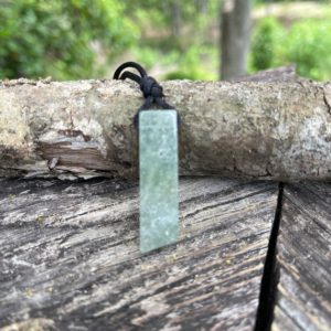 Shop Prehnite Necklaces! Prehnite Necklace – Minimalist Style – Reiki Charged – Powerful Energy – Healers Tool – Stone of Prophecy – Epidote Needles #10 | Natural genuine Prehnite necklaces. Buy crystal jewelry, handmade handcrafted artisan jewelry for women.  Unique handmade gift ideas. #jewelry #beadednecklaces #beadedjewelry #gift #shopping #handmadejewelry #fashion #style #product #necklaces #affiliate #ad