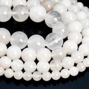Shop Quartz Crystal Round Beads! Genuine Natural Angola Crystal Quartz Loose Beads Grade A Round Shape 6mm 8mm 10mm | Natural genuine round Quartz beads for beading and jewelry making.  #jewelry #beads #beadedjewelry #diyjewelry #jewelrymaking #beadstore #beading #affiliate #ad