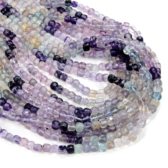 4mm Rainbow Fluorite Gemstone Grade Aaa Micro Faceted Square Cube Loose Beads 15.5 Inch Full Strand (80008931-p19) 4mm Rainbow Fluorite Gemstone Grade Aaa Micro Faceted Square Cube Loose Beads 15.5 Inch Full Strand (80008931-p19)