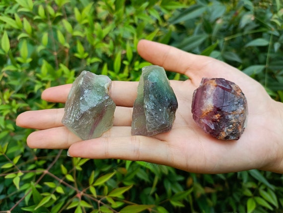 Raw Rainbow Fluorite Chunk