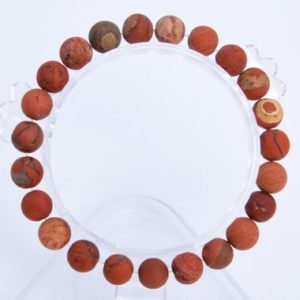 Shop Red Jasper Bracelets! 8MM Matte Red Jasper Beads Bracelet Grade A Genuine Natural Round Gemstone 7" BULK LOT 1,3,5,10 and 50 (106761h-071) | Natural genuine Red Jasper bracelets. Buy crystal jewelry, handmade handcrafted artisan jewelry for women.  Unique handmade gift ideas. #jewelry #beadedbracelets #beadedjewelry #gift #shopping #handmadejewelry #fashion #style #product #bracelets #affiliate #ad