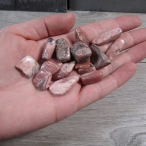 Rhodochrosite 3/4 inch + Tumbled Stone T177 | Natural genuine stones & crystals in various shapes & sizes. Buy raw cut, tumbled, or polished gemstones for making jewelry or crystal healing energy vibration raising reiki stones. #crystals #gemstones #crystalhealing #crystalsandgemstones #energyhealing #affiliate #ad