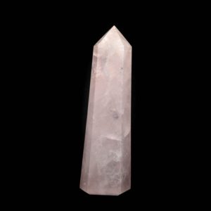 Shop Rose Quartz Points & Wands! Rose Quartz Tower  EC399 | Natural genuine stones & crystals in various shapes & sizes. Buy raw cut, tumbled, or polished gemstones for making jewelry or crystal healing energy vibration raising reiki stones. #crystals #gemstones #crystalhealing #crystalsandgemstones #energyhealing #affiliate #ad