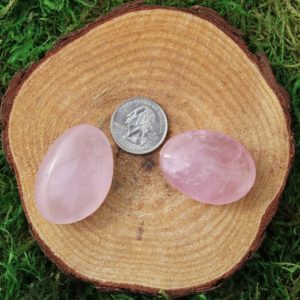 Shop Rose Quartz Shapes! Rose Quartz Small Palm A-B | Natural genuine stones & crystals in various shapes & sizes. Buy raw cut, tumbled, or polished gemstones for making jewelry or crystal healing energy vibration raising reiki stones. #crystals #gemstones #crystalhealing #crystalsandgemstones #energyhealing #affiliate #ad