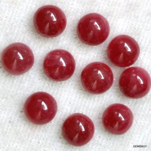 Shop Ruby Cabochons! 6mm Ruby Round Cabochon Loose AAA Quality gemstone…. Unheated or untreated.. 100% natural.. Ruby Cabochon Round Loose Gemstone | Natural genuine stones & crystals in various shapes & sizes. Buy raw cut, tumbled, or polished gemstones for making jewelry or crystal healing energy vibration raising reiki stones. #crystals #gemstones #crystalhealing #crystalsandgemstones #energyhealing #affiliate #ad