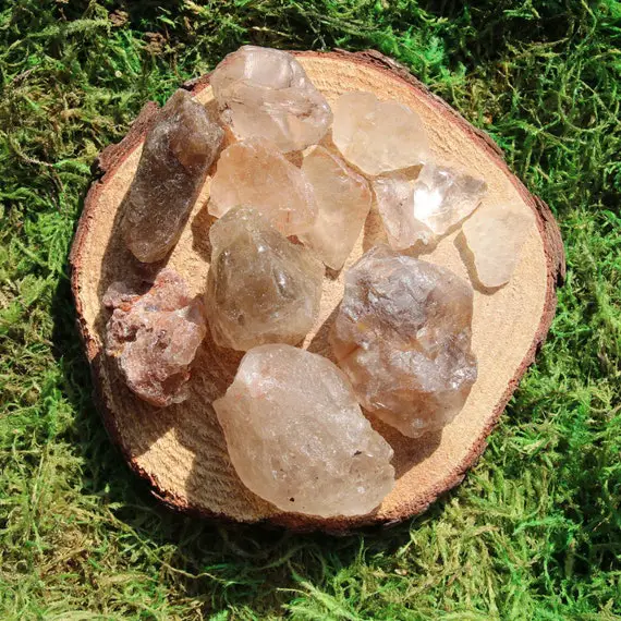 Rutilated Quartz Raw Chunk Piece