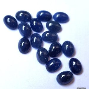 Shop Sapphire Stones & Crystals! 1 pieces 6x8mm Blue Sapphire Cabochon Oval Loose Gemstone, Natural BLUE SAPPHIRE Oval Cabochon Gemstone, unheated or untreated 100% natural | Natural genuine stones & crystals in various shapes & sizes. Buy raw cut, tumbled, or polished gemstones for making jewelry or crystal healing energy vibration raising reiki stones. #crystals #gemstones #crystalhealing #crystalsandgemstones #energyhealing #affiliate #ad