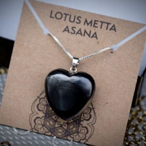 Shop Shungite Pendants! Shungite EMF Protection 0.9'' Heart Shaped Pendant Upgraded bail optional 18''-24'', 925 Sterling Silver Italy Chain Black Shungite Type II | Natural genuine Shungite pendants. Buy crystal jewelry, handmade handcrafted artisan jewelry for women.  Unique handmade gift ideas. #jewelry #beadedpendants #beadedjewelry #gift #shopping #handmadejewelry #fashion #style #product #pendants #affiliate #ad