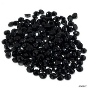 50 pieces 3mm Black Spinel Faceted Round Loose Gemstone, Black Spinel Round Faceted Gemstone, Black Spinel Faceted Loose Gemstone | Natural genuine stones & crystals in various shapes & sizes. Buy raw cut, tumbled, or polished gemstones for making jewelry or crystal healing energy vibration raising reiki stones. #crystals #gemstones #crystalhealing #crystalsandgemstones #energyhealing #affiliate #ad