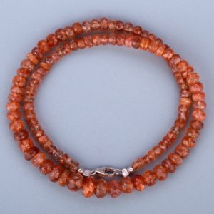 Shop Sunstone Necklaces! Sunstone Necklace Healing Gemstone Necklace Orange Gemstone Necklace Good Luck gift for her Birthstone Jewelry | Natural genuine Sunstone necklaces. Buy crystal jewelry, handmade handcrafted artisan jewelry for women.  Unique handmade gift ideas. #jewelry #beadednecklaces #beadedjewelry #gift #shopping #handmadejewelry #fashion #style #product #necklaces #affiliate #ad