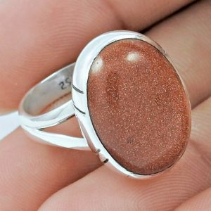 Shop Sunstone Rings! Unique Natural Sterling Silver RED SUNSTONE Ring, Silver Ring, Gift For Her, Unique Gift Ring, Designer Ring, Gemstone Ring, Handmade Ring, | Natural genuine Sunstone rings, simple unique handcrafted gemstone rings. #rings #jewelry #shopping #gift #handmade #fashion #style #affiliate #ad