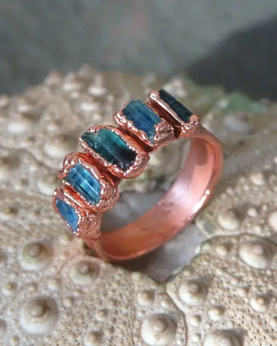 Herkimer Diamond Ring, Stacking Ring, Clear Quartz Ring, Dainty Gift Ring
