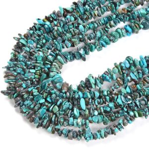 Shop Turquoise Beads! 100% Natural Genuine Turquoise Blue Gemstone  Pebble Nugget Chip 6-8MM Beads (D86) | Natural genuine beads Turquoise beads for beading and jewelry making.  #jewelry #beads #beadedjewelry #diyjewelry #jewelrymaking #beadstore #beading #affiliate #ad