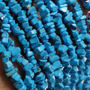 Shop Turquoise Chip & Nugget Beads! 34"Inches Beautiful Natural Turquoise Smooth Uncut Raw Gemstone Chips,Turquoise Smooth Gemstone Nuggets ,AAA Quality Turquoise Rough Beads | Natural genuine chip Turquoise beads for beading and jewelry making.  #jewelry #beads #beadedjewelry #diyjewelry #jewelrymaking #beadstore #beading #affiliate #ad