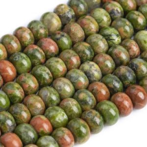 Shop Unakite Rondelle Beads! Lotus Pond Unakite Beads Grade AAA Genuine Natural Gemstone Rondelle Loose Beads 6x4MM | Natural genuine rondelle Unakite beads for beading and jewelry making.  #jewelry #beads #beadedjewelry #diyjewelry #jewelrymaking #beadstore #beading #affiliate #ad