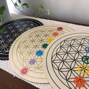 Shop Crystal Healing Charging Plates & Crystal Grid Mats! Flower of Life Wood – Crystal Grids /Dab Mat/ Chakra Healing / Manifesting/Wall decoration | Shop jewelry making and beading supplies, tools & findings for DIY jewelry making and crafts. #jewelrymaking #diyjewelry #jewelrycrafts #jewelrysupplies #beading #affiliate #ad