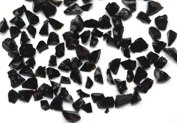 30 Pieces Natural Raw Onyx Rough Stone, Black Onyx Cheeps, Faceting Healing Crystals, Specimen Onyx Slabs, Raw Gemstone Uncut, Onyx Nuggets