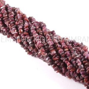 Shop Ruby Chip & Nugget Beads! 34 Inches Long Strand Natural Ruby Chips beads, Natural Ruby Uncut Beads, Natural Ruby Polished Nuggets | Natural genuine chip Ruby beads for beading and jewelry making.  #jewelry #beads #beadedjewelry #diyjewelry #jewelrymaking #beadstore #beading #affiliate #ad