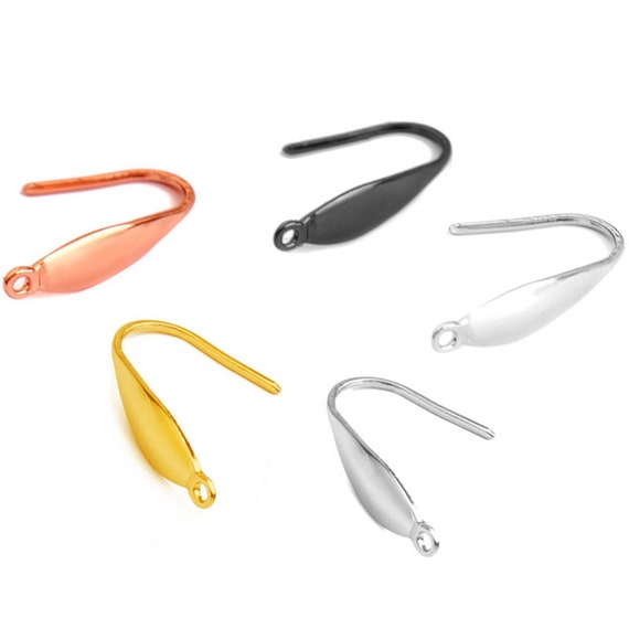 50pcs Stainless Steel Earring Wires,ear Wire Earring Hooks,fish Earring Post,hypoallergenic Spring Earring Finding