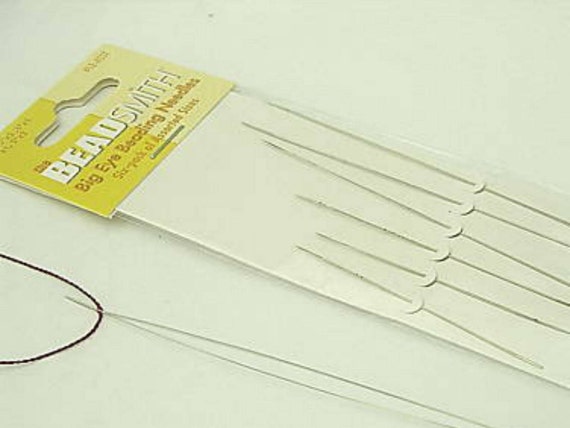 A Pack Of 6 Beadsmith Big Eye Beading Needles Jewelry Supplies Beading Tools Jewellery Making