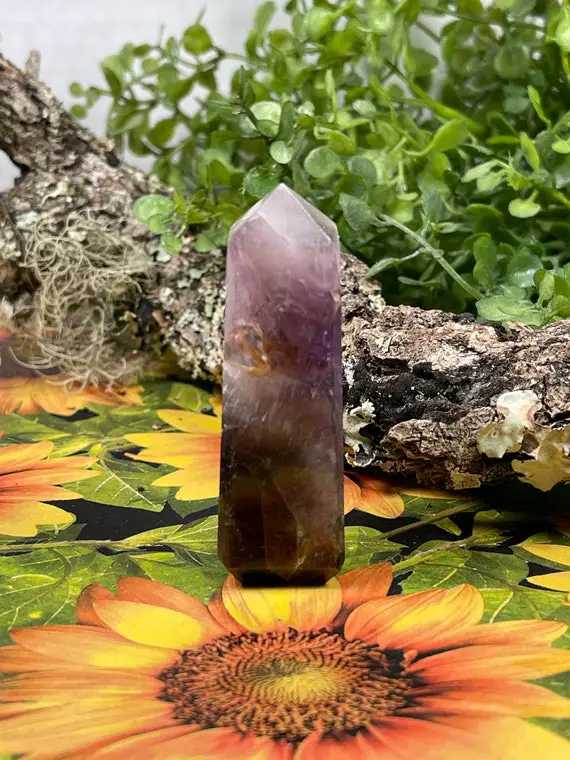 Amethyst Tower - Reiki Charged - Powerful Calming Energy - Anxiety Relief - Energy Cleanser - Stone Of Sobriety - Calming Vibrations - #8