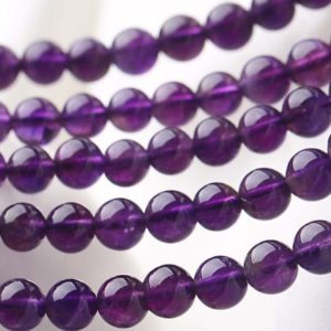 Shop Amethyst Beads! Natural Amethyst Quartz Smooth and Round Beads,6mm/8mm/10mm/12mm Quartz Wholesale Beads Supply,15 inches one starand | Natural genuine beads Amethyst beads for beading and jewelry making.  #jewelry #beads #beadedjewelry #diyjewelry #jewelrymaking #beadstore #beading #affiliate #ad